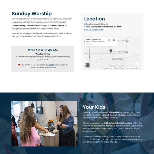 Website layout 6