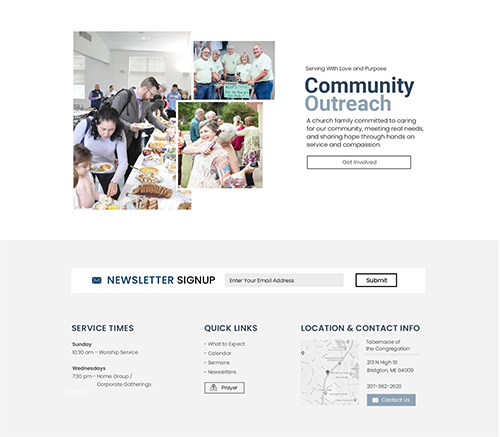 Website layout 1