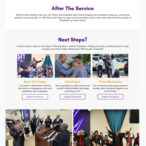 Website layout 7