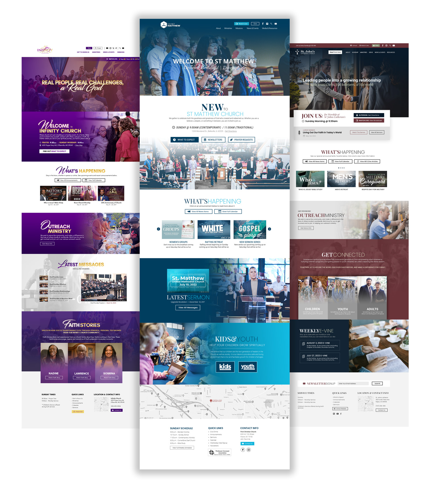 church website design custom